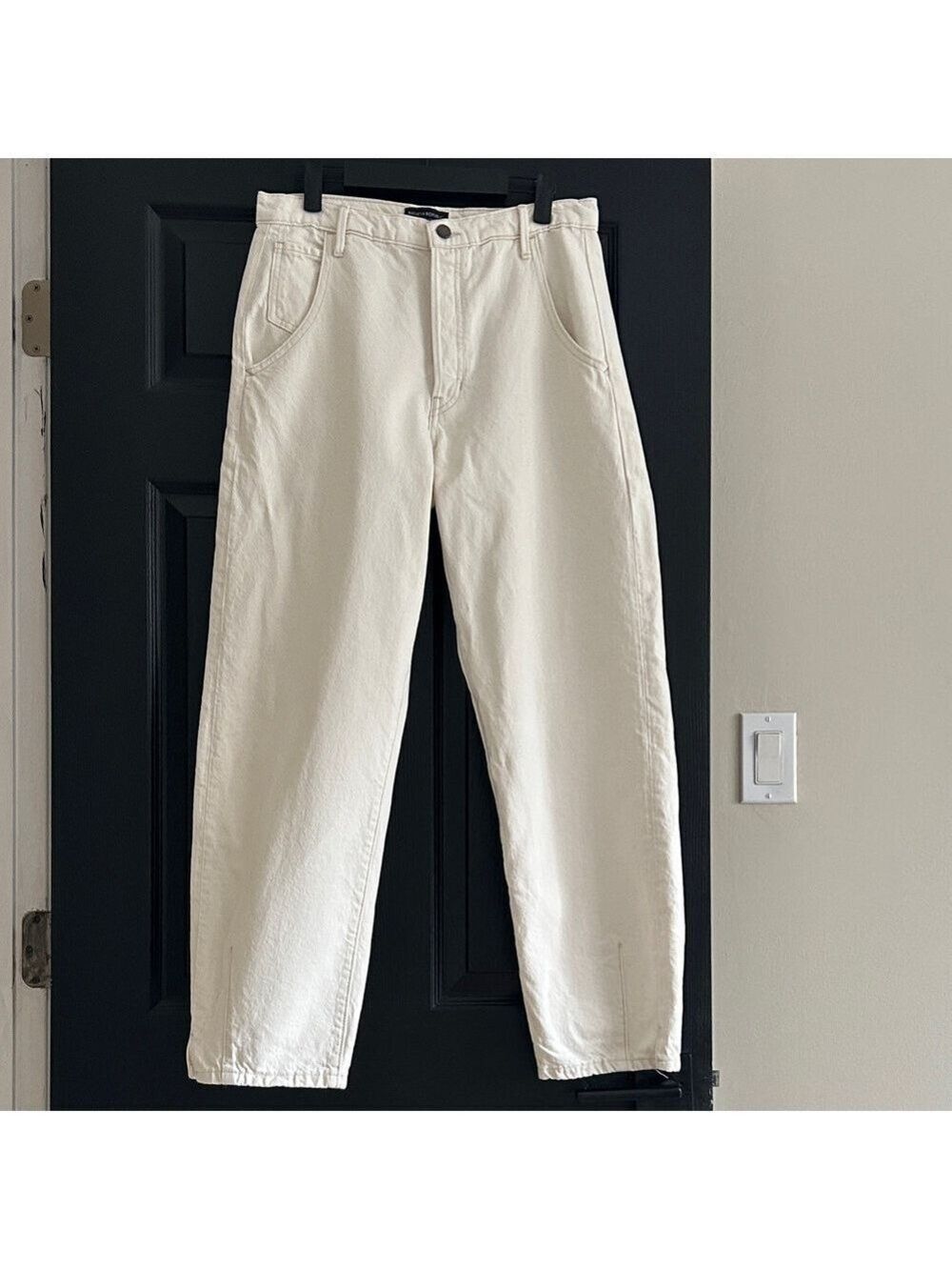 Banana Republic Cream Ankle & Cropped Jeans